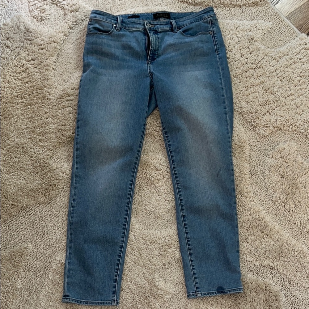 Talbots’s Flawless Five Pocket Slim Ankle  Blue Women's Jeans - size 12
